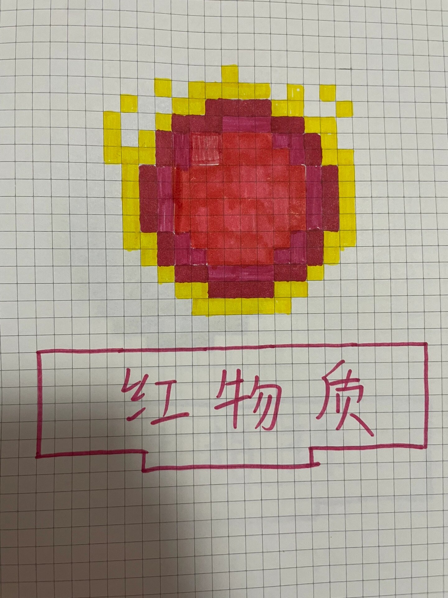 我的世界像素画-等价交换《暗物质,红物质》