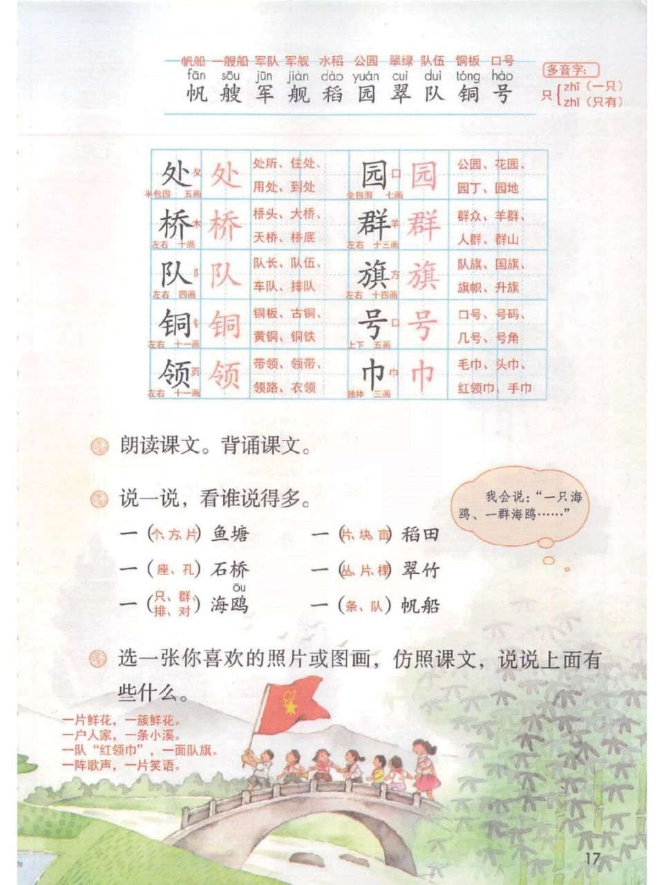 二上《识字1:场景歌》课堂笔记 #小学语文课堂笔记# #小学语文# #小学