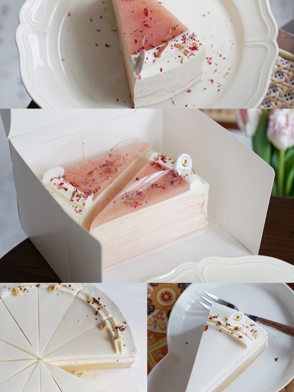 lemurmure·千层系列 依然是经典的白桃乌龙 很受欢迎的 生椰拿铁