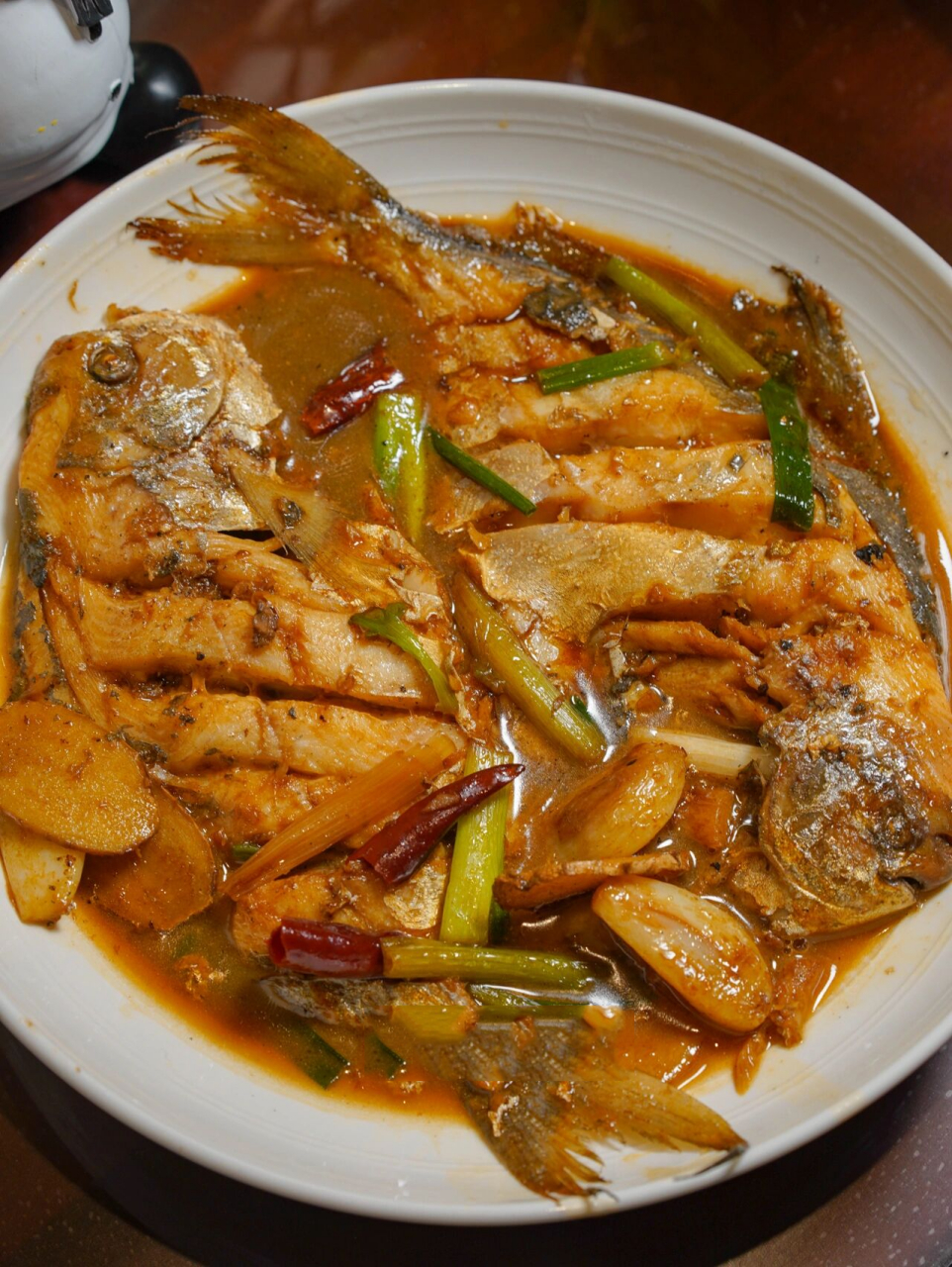 我妈教的家常红烧鲳鱼,真的太好吃啦!