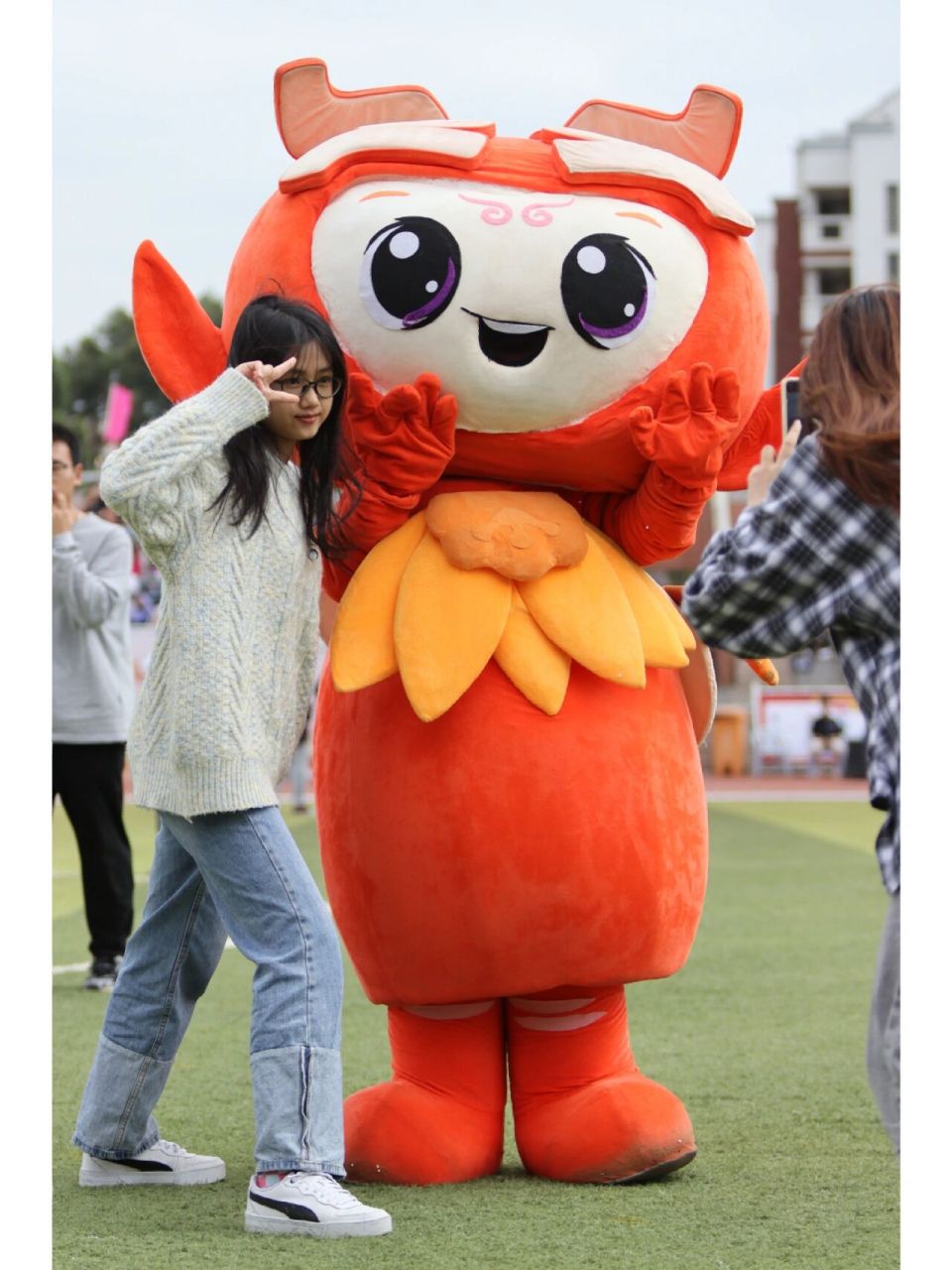 集美大学运动会-吉祥物篇 学校里的各个吉祥物真的太可爱啦