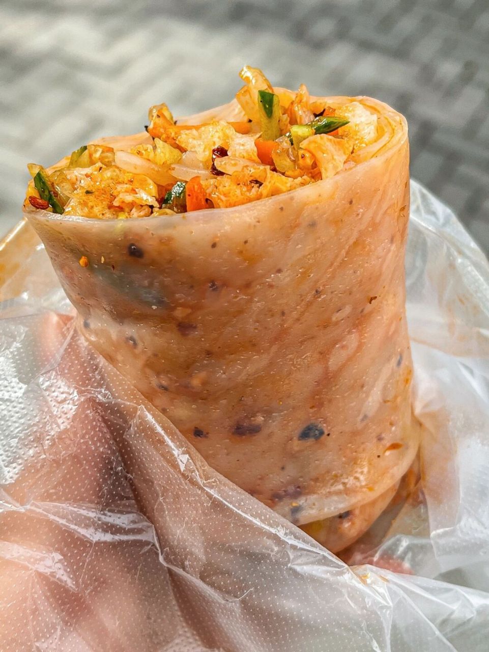 95店名:bobo·萧县卷面皮(朝晖店) 99地址:河东路179号(011号