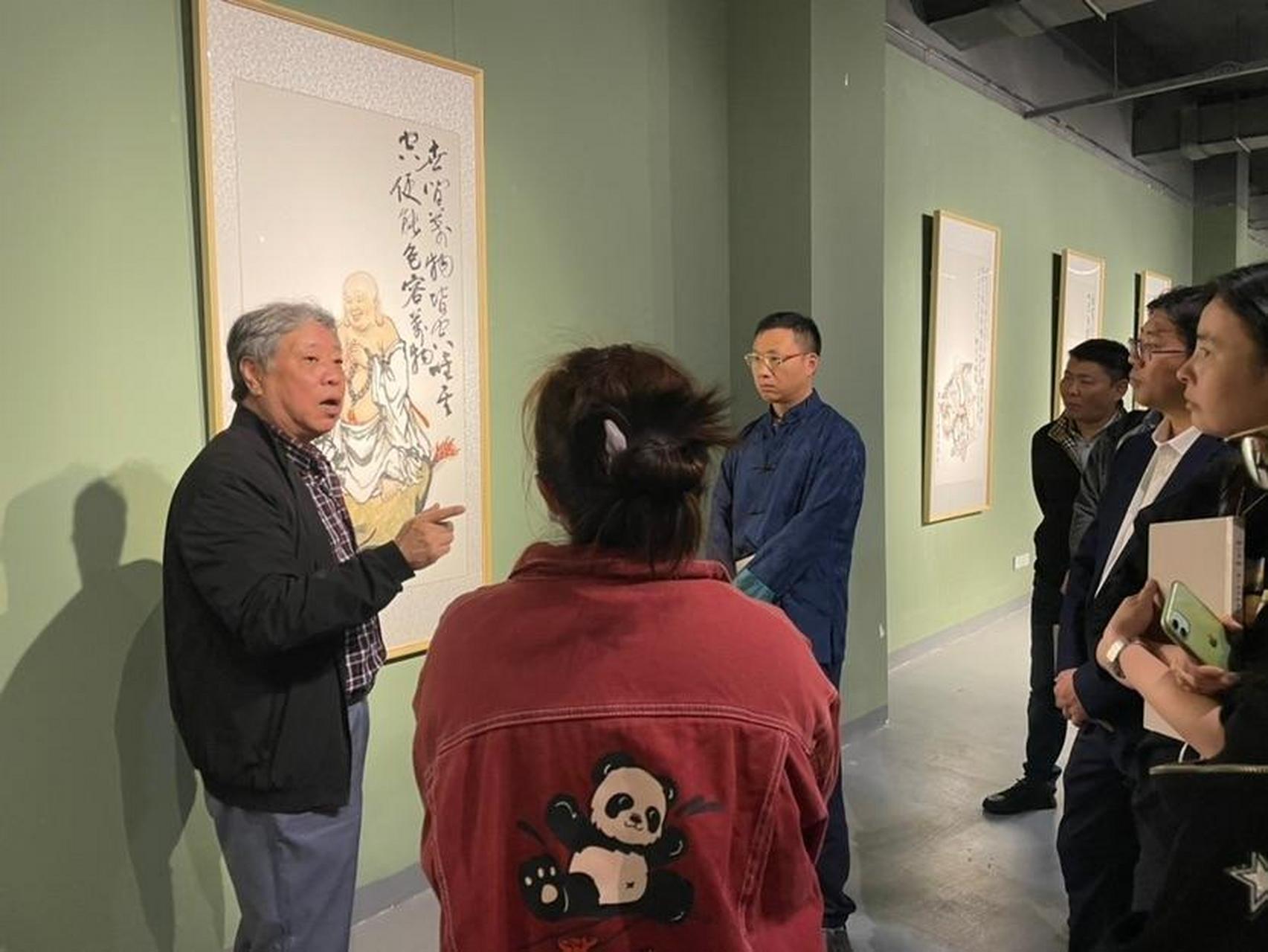 【"初心无相"麻广灵弥勒作品展宁波扬帆美术馆开幕】昨天下午,以"初心