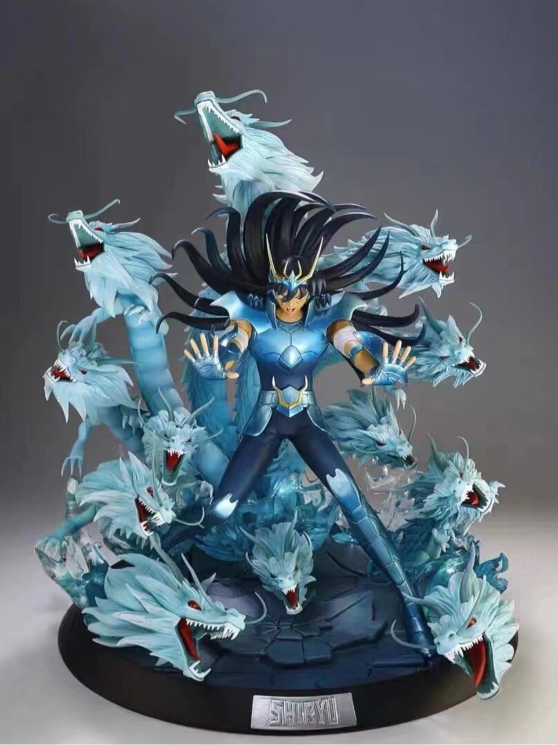 圣斗士星矢 gk 手办紫龙庐山百龙霸