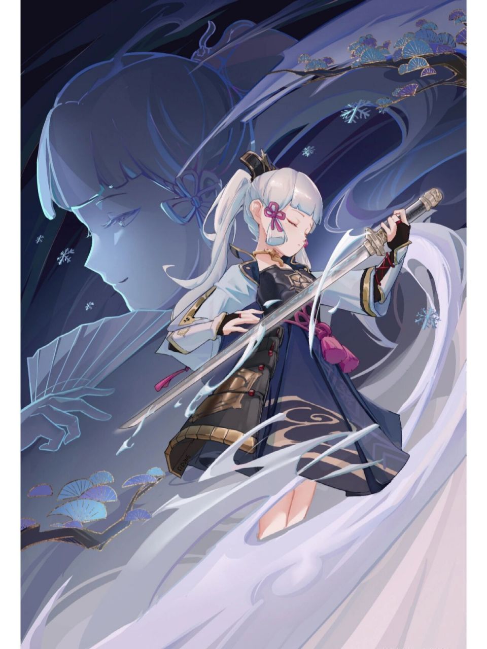 原神壁纸(竖版)‖神里绫华