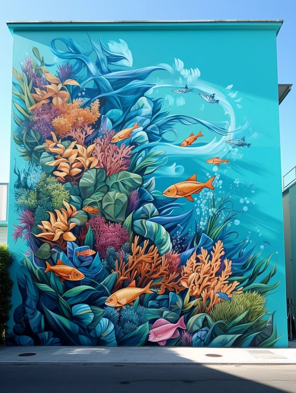 0469 步入幼儿园,孩子们就仿佛进入了一个真实的海洋童话.