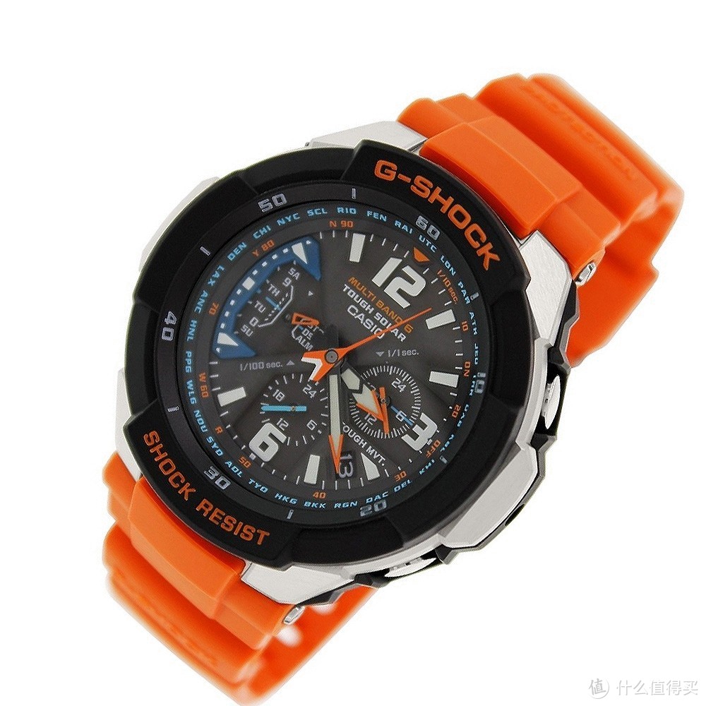 卡西欧gshock系列太阳能电波腕表gw3000m4a