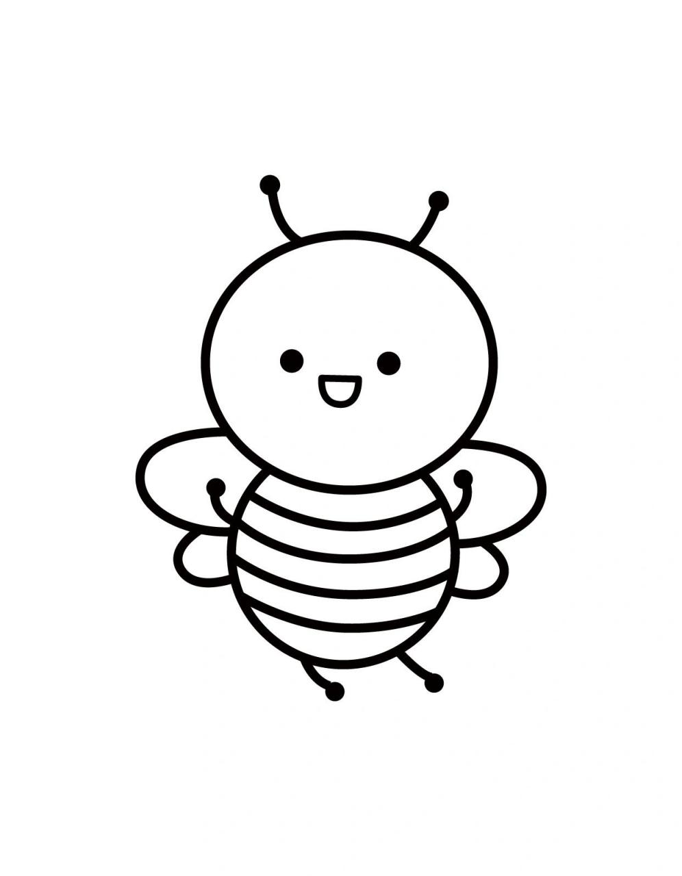 简笔画|小蜜蜂93 适合幼儿园宝宝的简笔画(含步骤图)