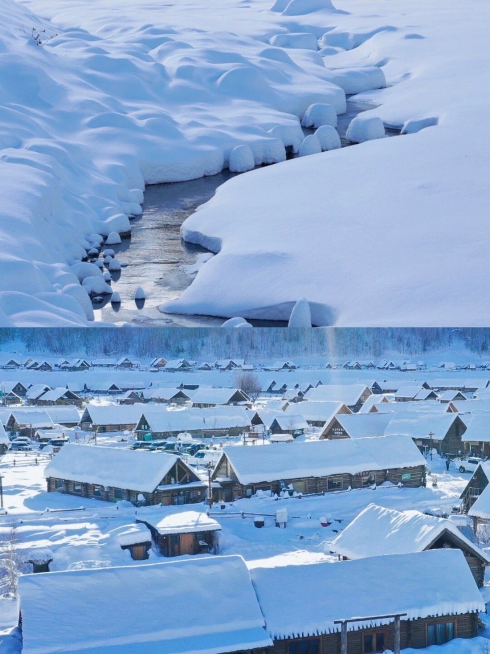 冬天的阿勒泰禾木,玩雪真的一绝,不输北欧的冰雪童话禾木村,比东北更
