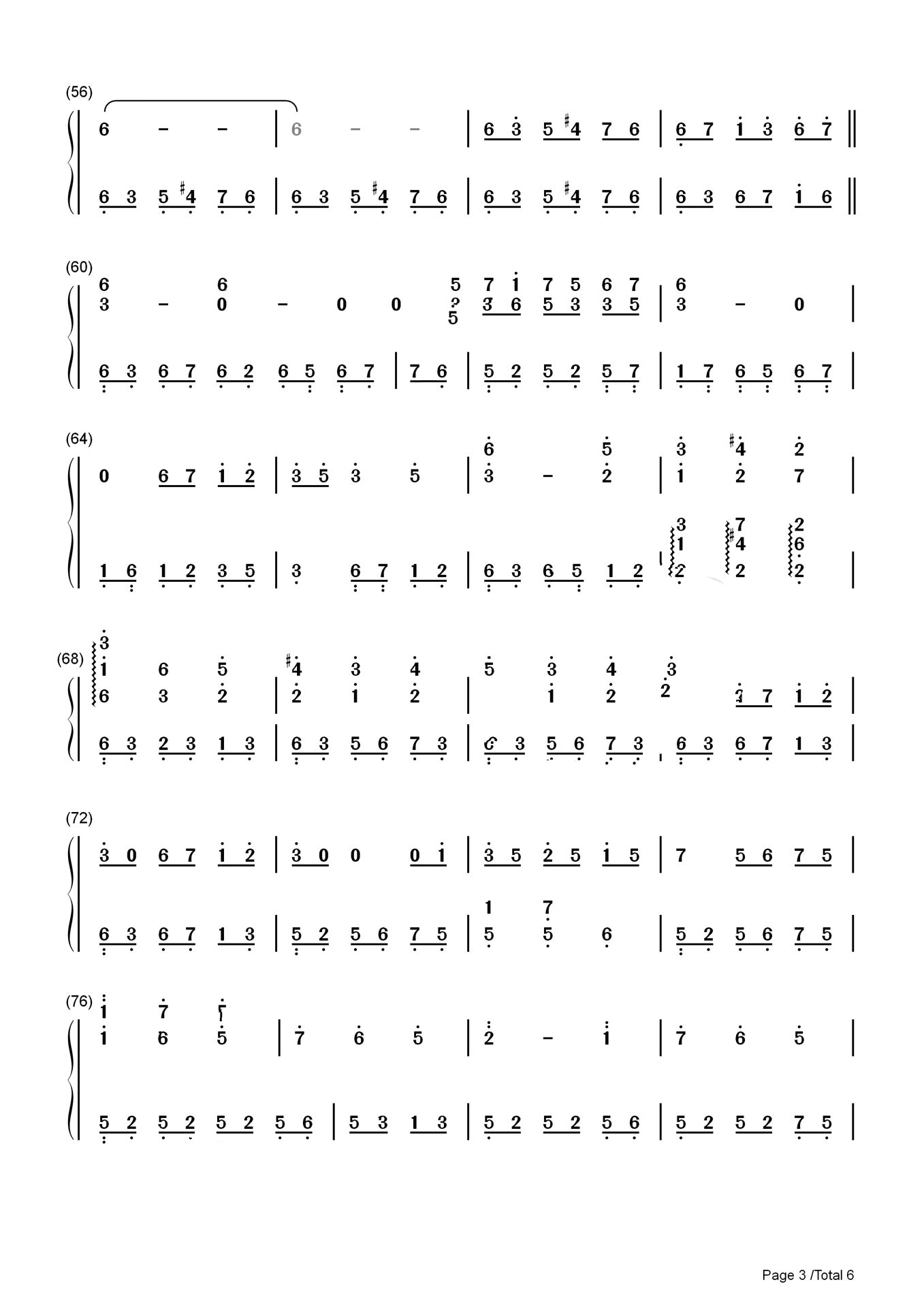 《斯卡布罗集市》简谱钢琴双手.@吃烩面要加蒜的动态