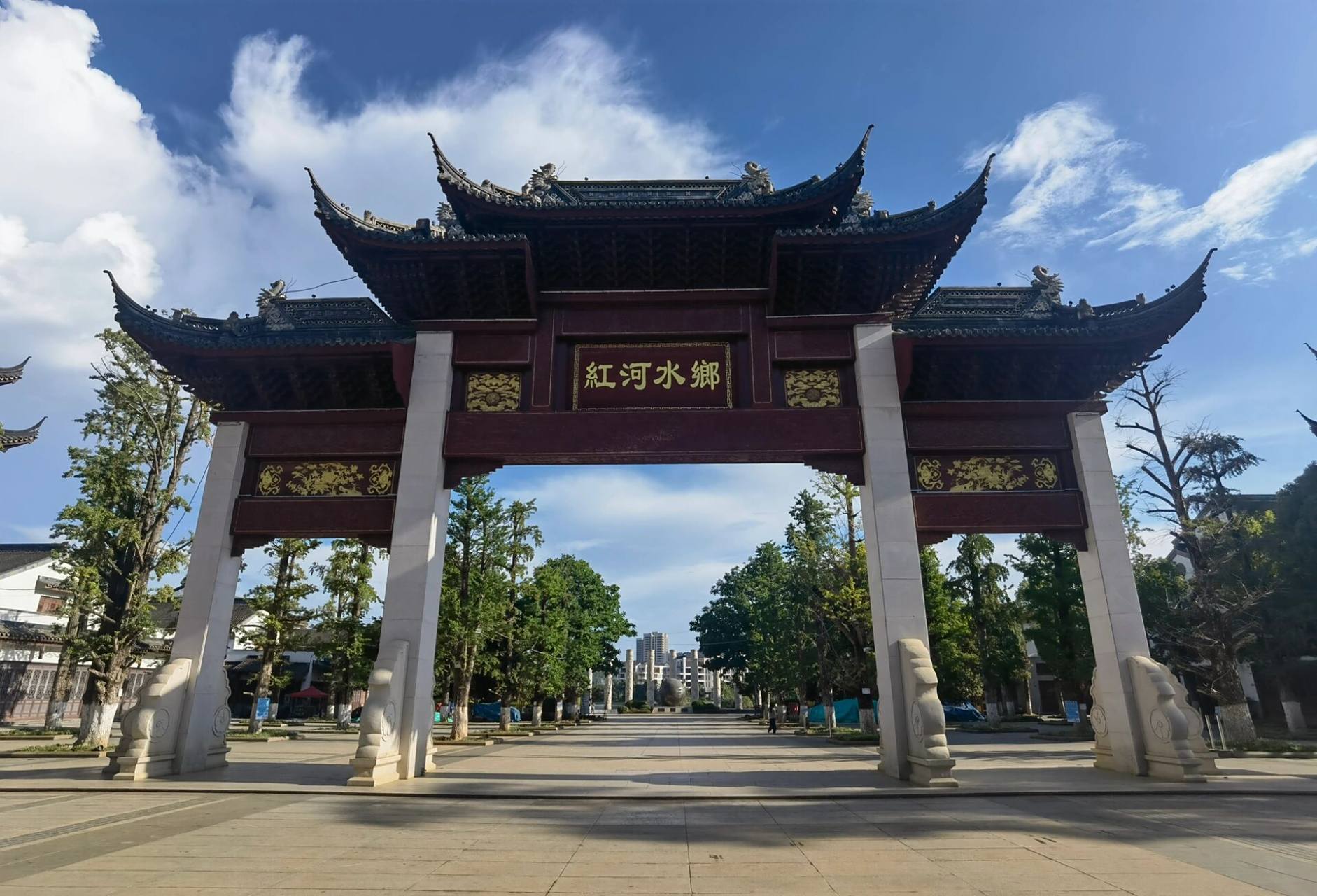 弥勒红河水乡 红河水乡位于云南省红河州弥勒市区内,是一个旅游休闲