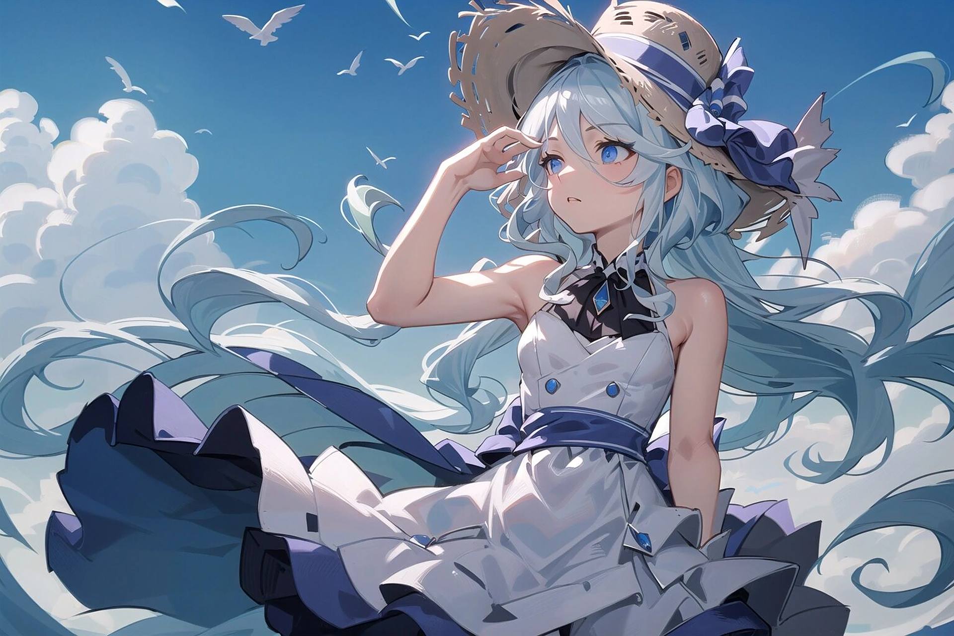 私信拿图,侵权必删 来源:米游社 #原神# #原神壁纸# #枫丹# #芙宁娜# 