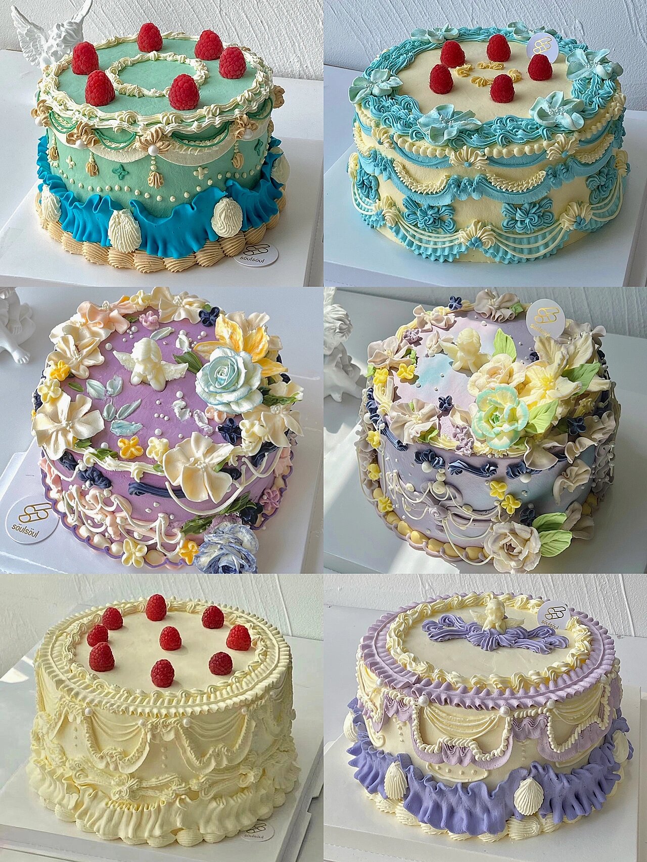 复古裱花蛋糕合集