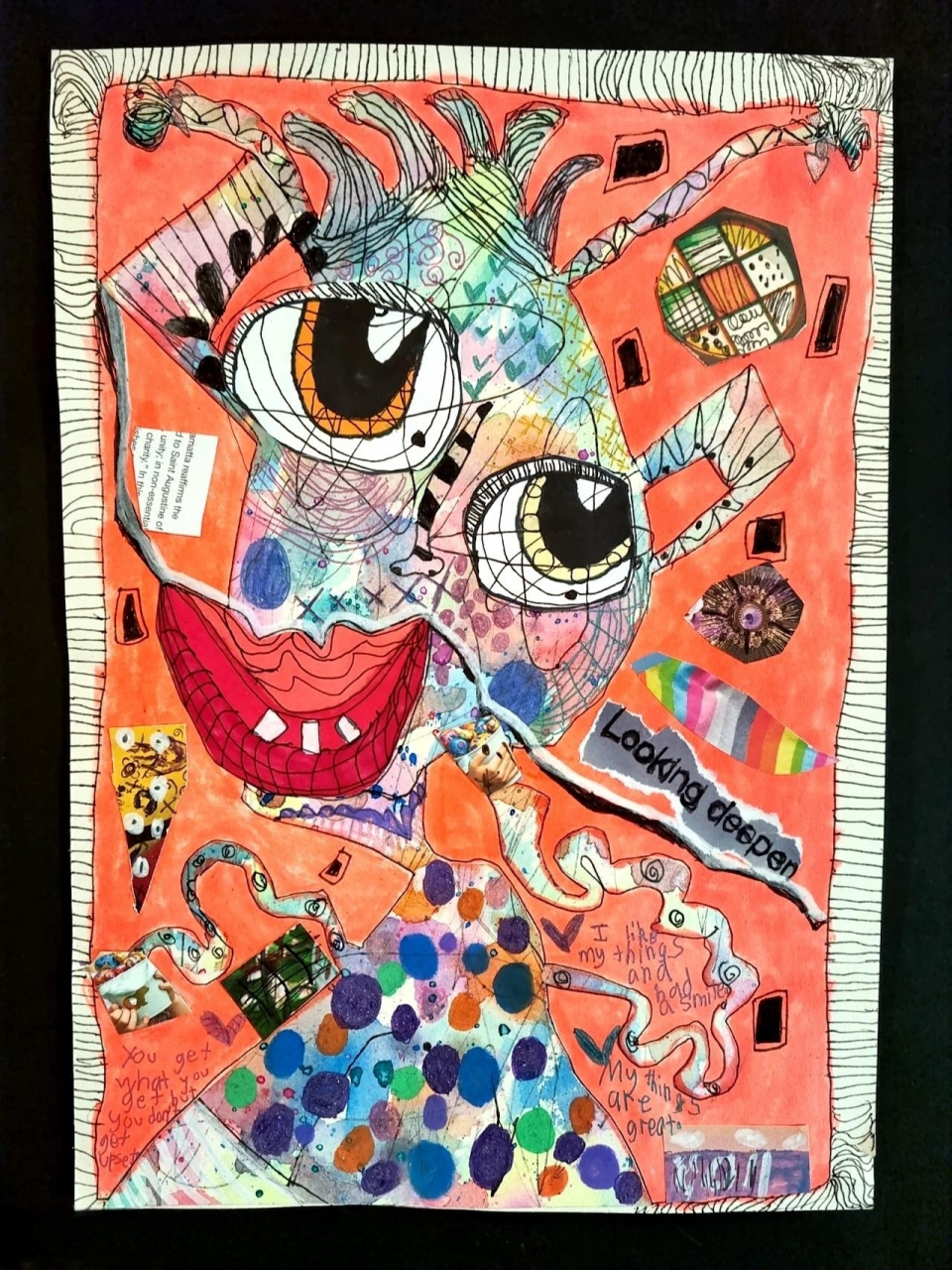 儿童创意绘画●人物抽象表达95综合材料 96说到人物抽象派代表,非