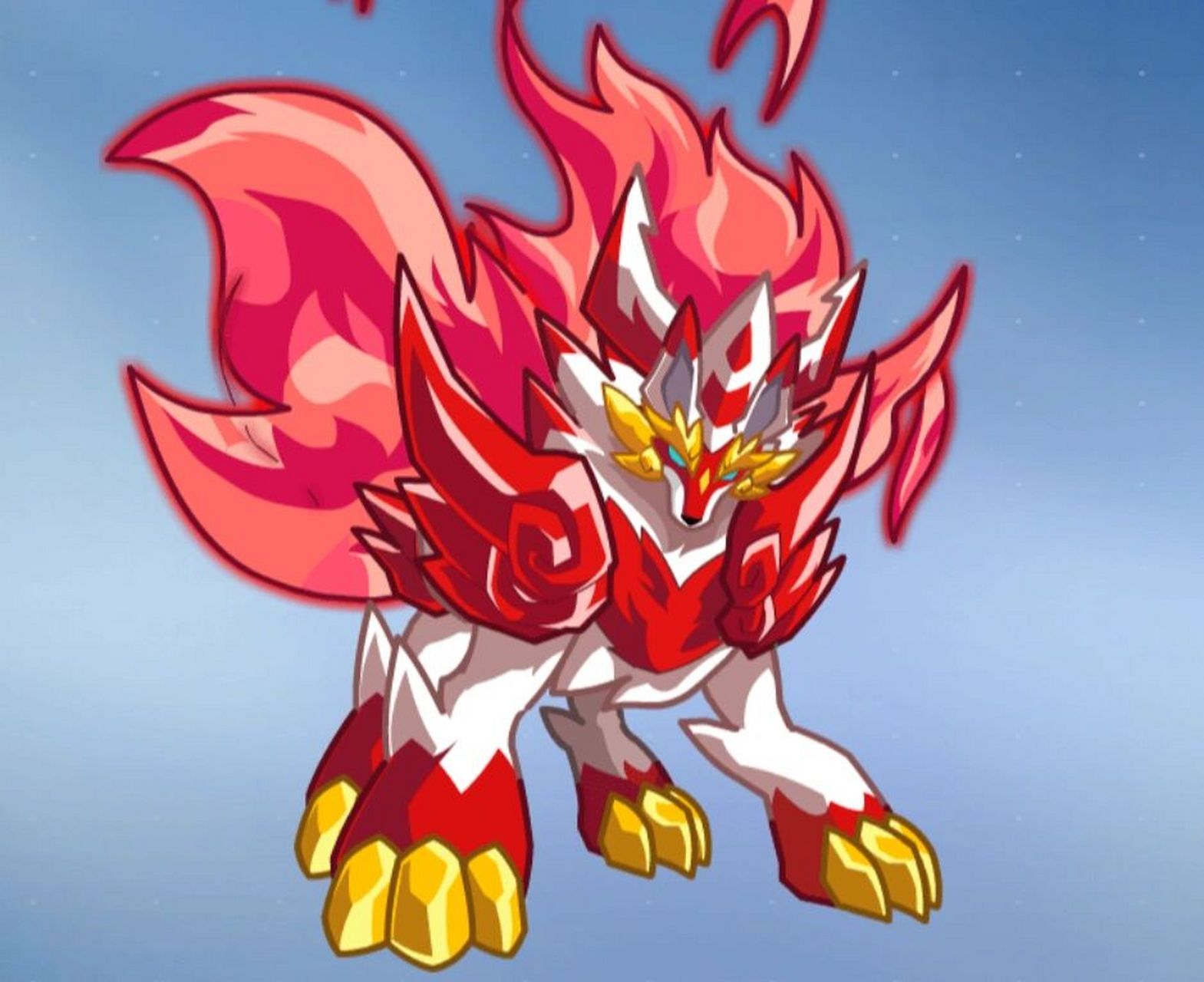 奥拉星 狼王 应评论里小伙伴点名的狼王. 以前做过一个,这次算是重制.