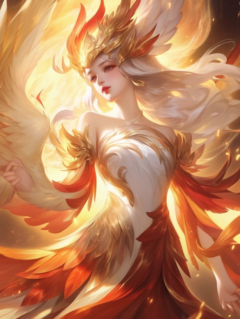 mj重绘王者之|王昭君凤凰于飞 大爱啊大爱 简直不要太爱 太美丽了简直