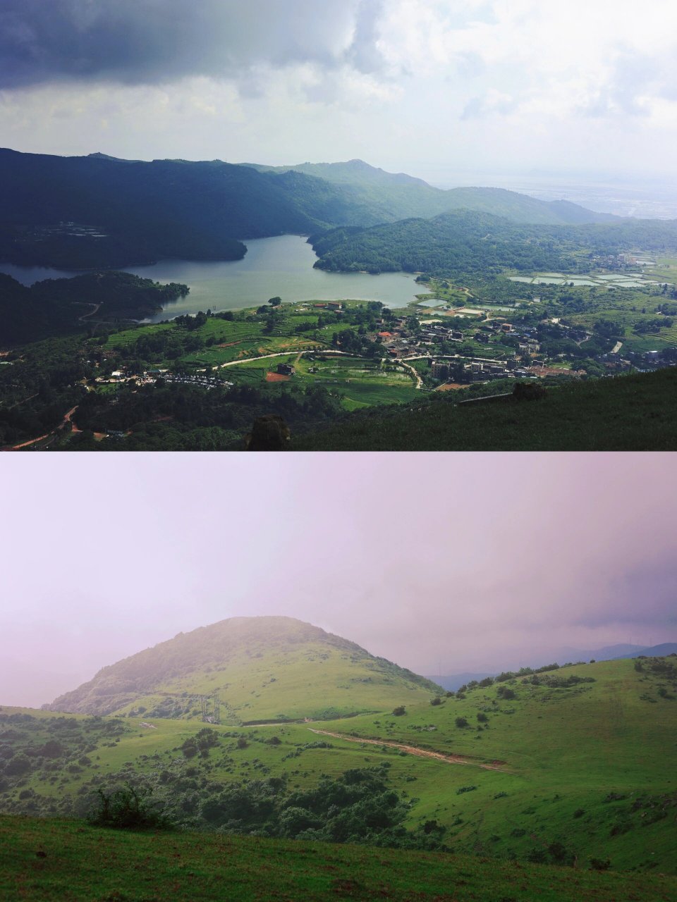 大姆山草场福建专属的草原风光|福州周边游 来福清大姆山草场啦~ 放眼