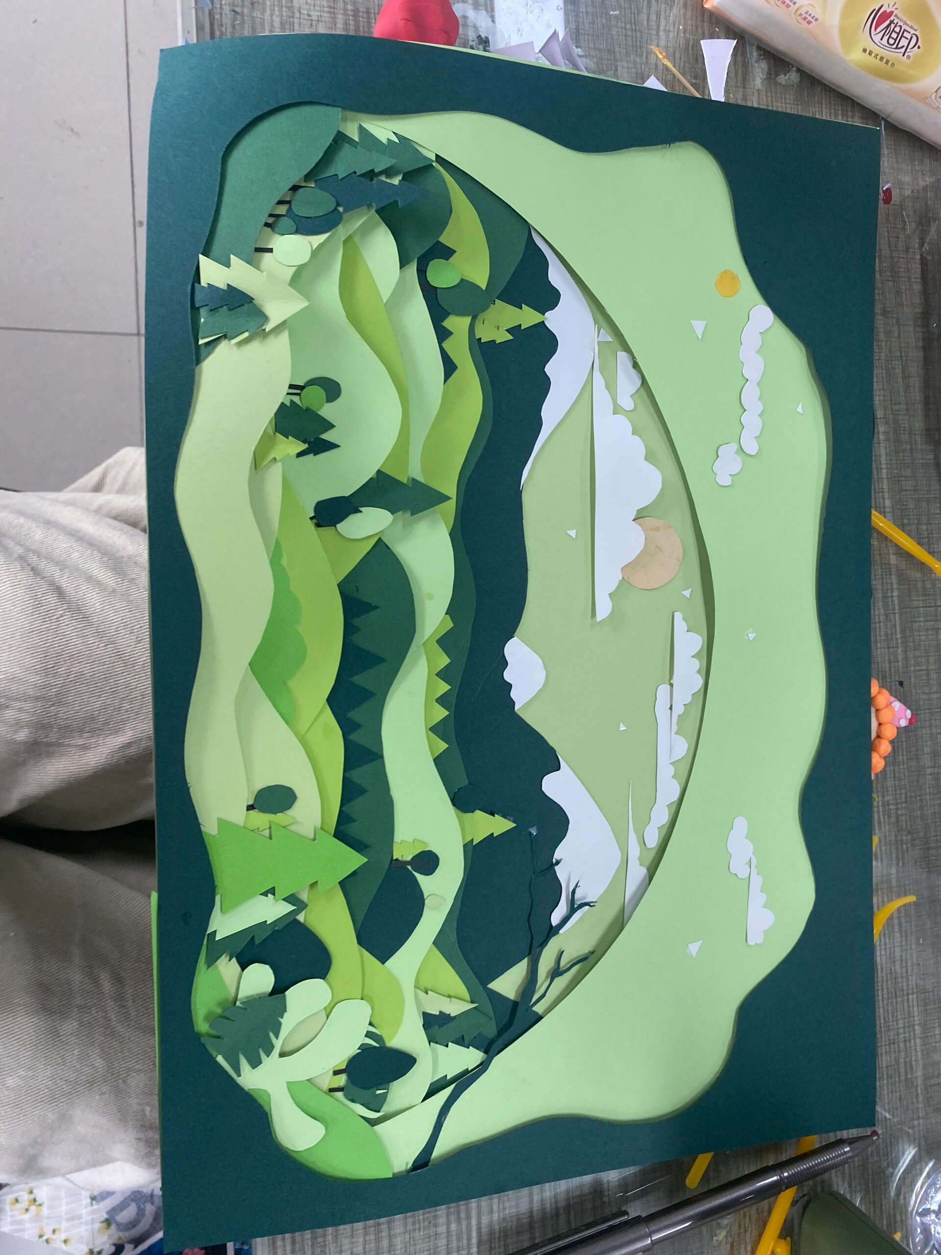 手工制作|纸浮雕