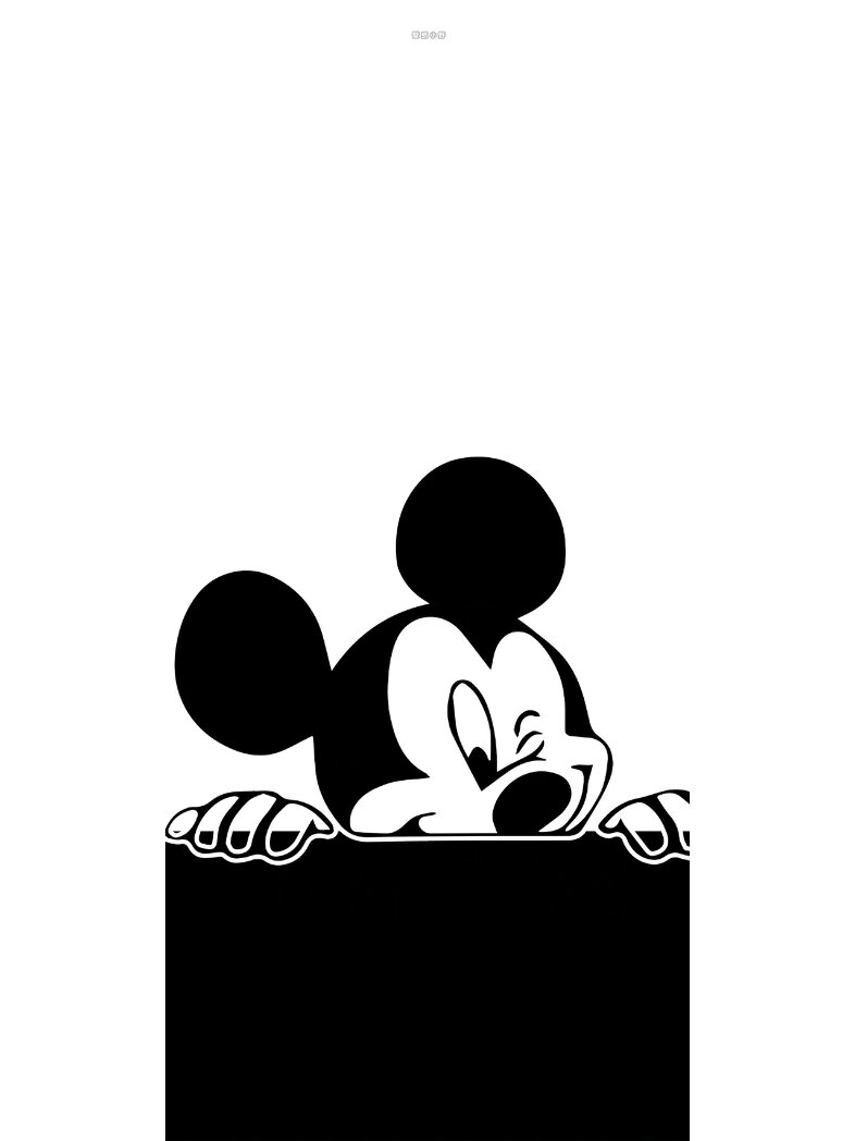 黑白米奇米妮米老鼠壁纸