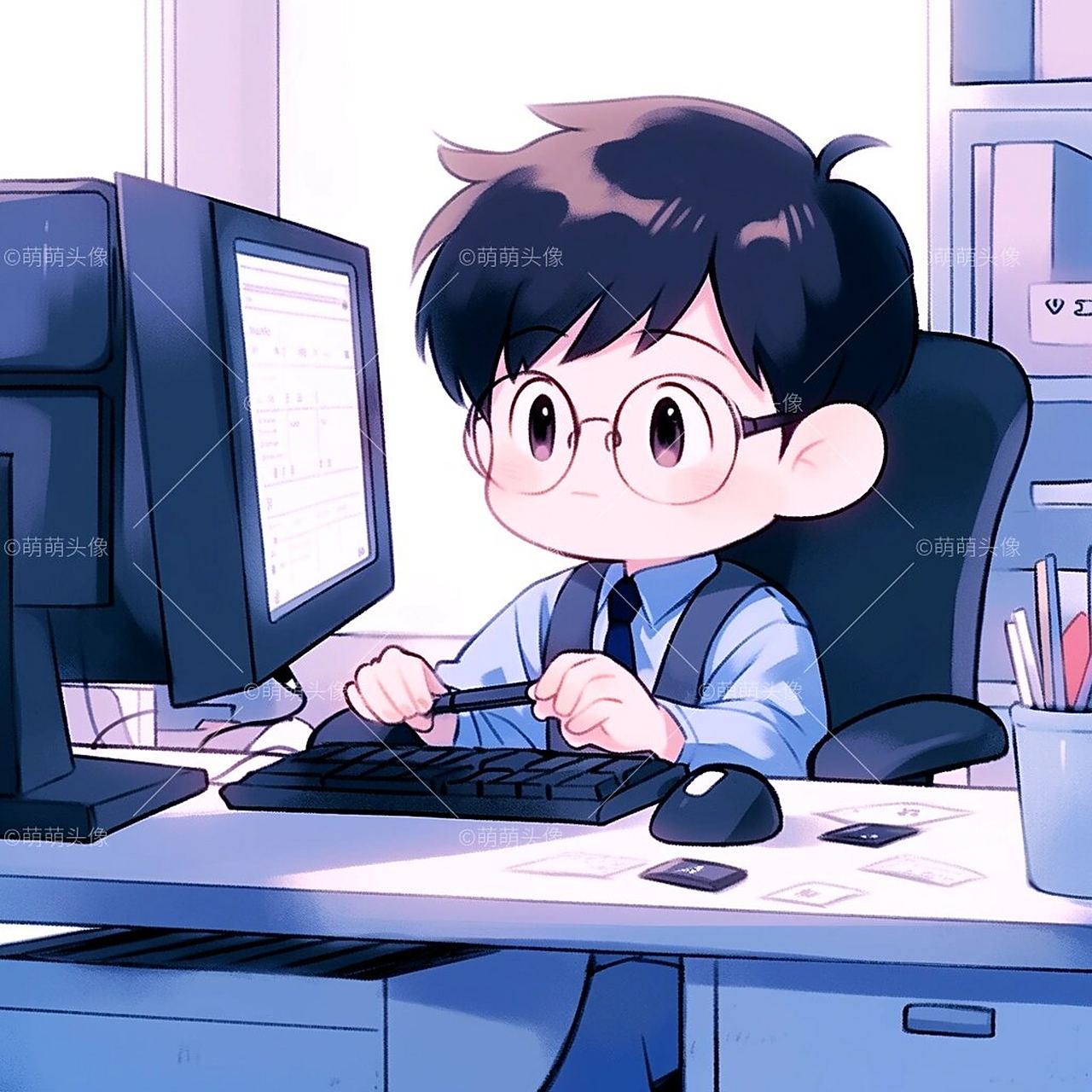 情头|公务员基层职业头像(男生版) 体制内初心者,梦为国而行04