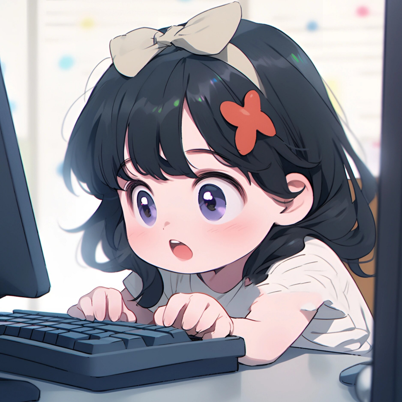 申请为你的工作头像|可爱的小助理