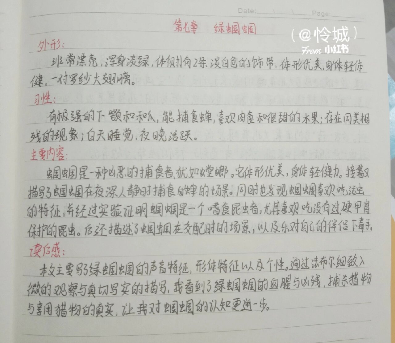 《昆虫记》第七章 绿蝈蝈