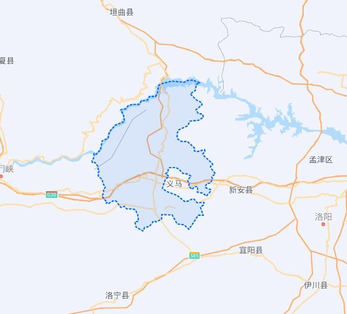 一个无聊时候的小发现 渑池县的形状和整个河南省的形状好像啊!