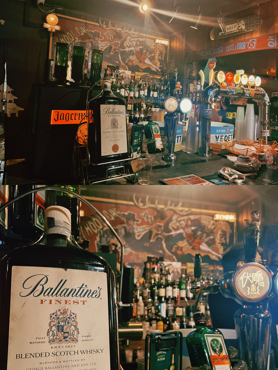 🎶school酒吧是joyside贝斯手刘昊开的,是北京最有影响力的摇滚乐