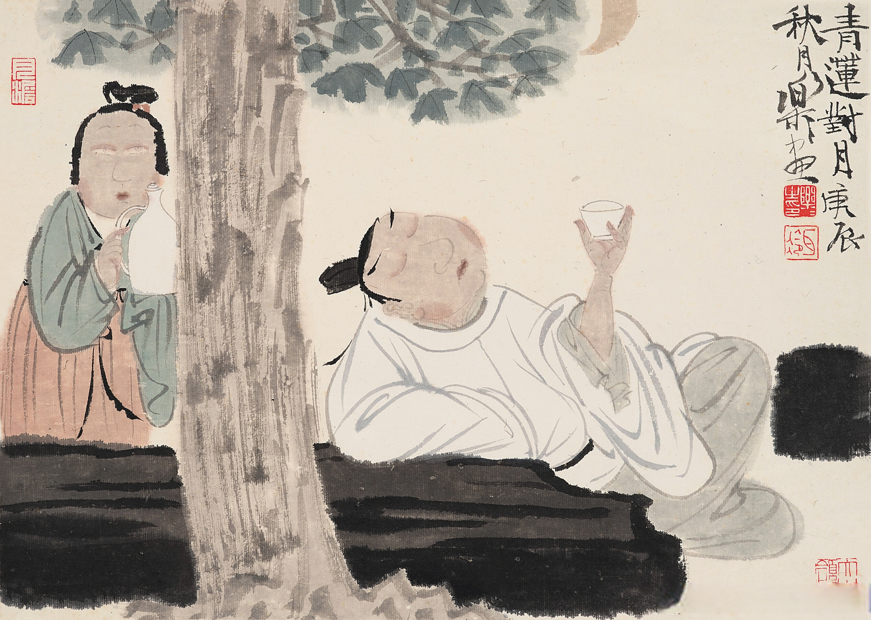 画家徐乐乐人物画