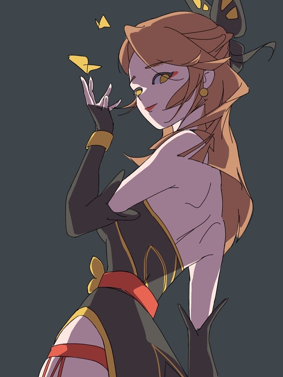 【荒野乱斗】蝶舞佩佩同人图绘制过程分享 第一次发小红书,这个尺寸放