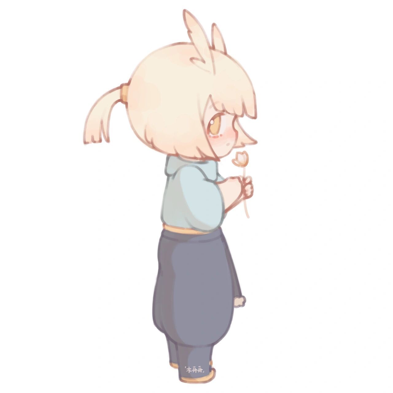 光遇 菇菇白鸟 禁止商用!主页有说明,发现有人盗我图拿去印东西,有病?