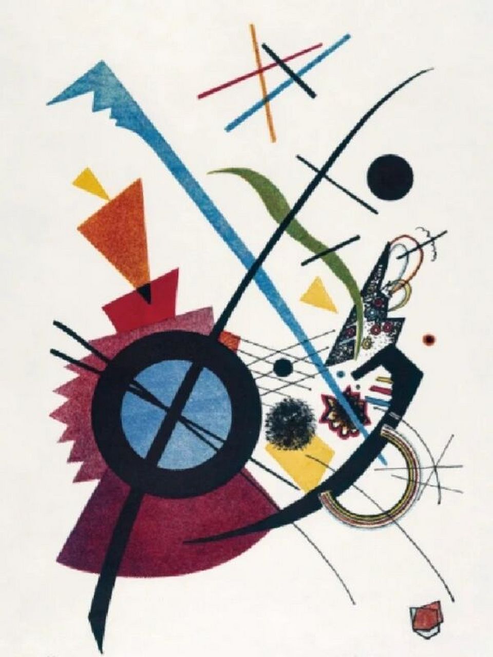 审美提升|07/100|点线面—康定斯基 77【今日份艺术家作品赏析】