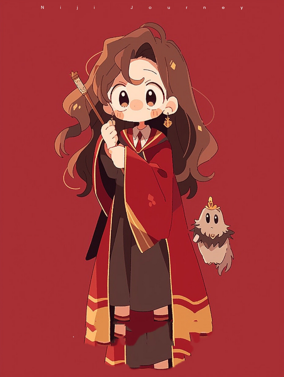 可爱头像丨哈利波特女生头像丨格兰芬多 做一组可爱风格的霍格沃茨