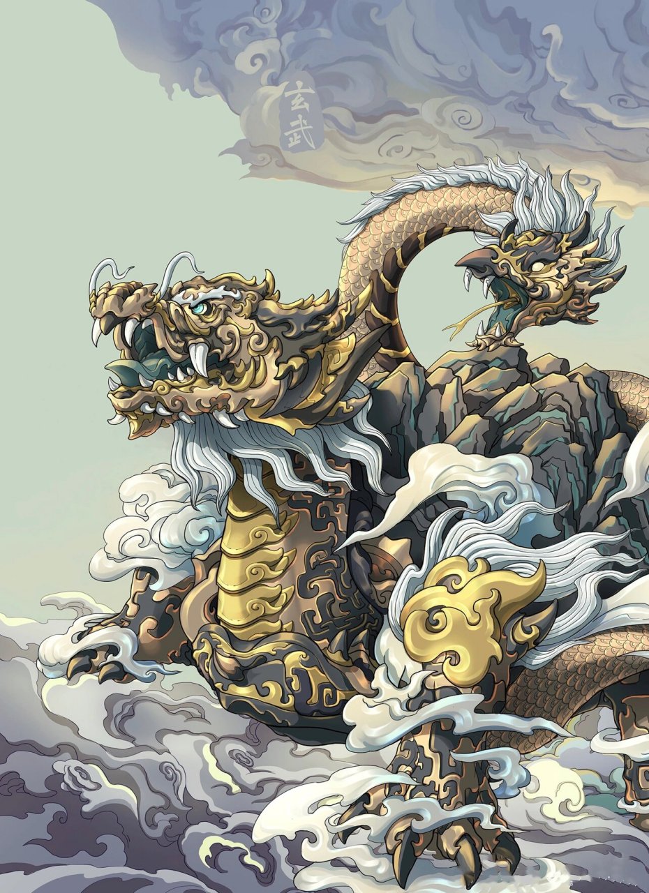 【合集】国风插画之四大神兽