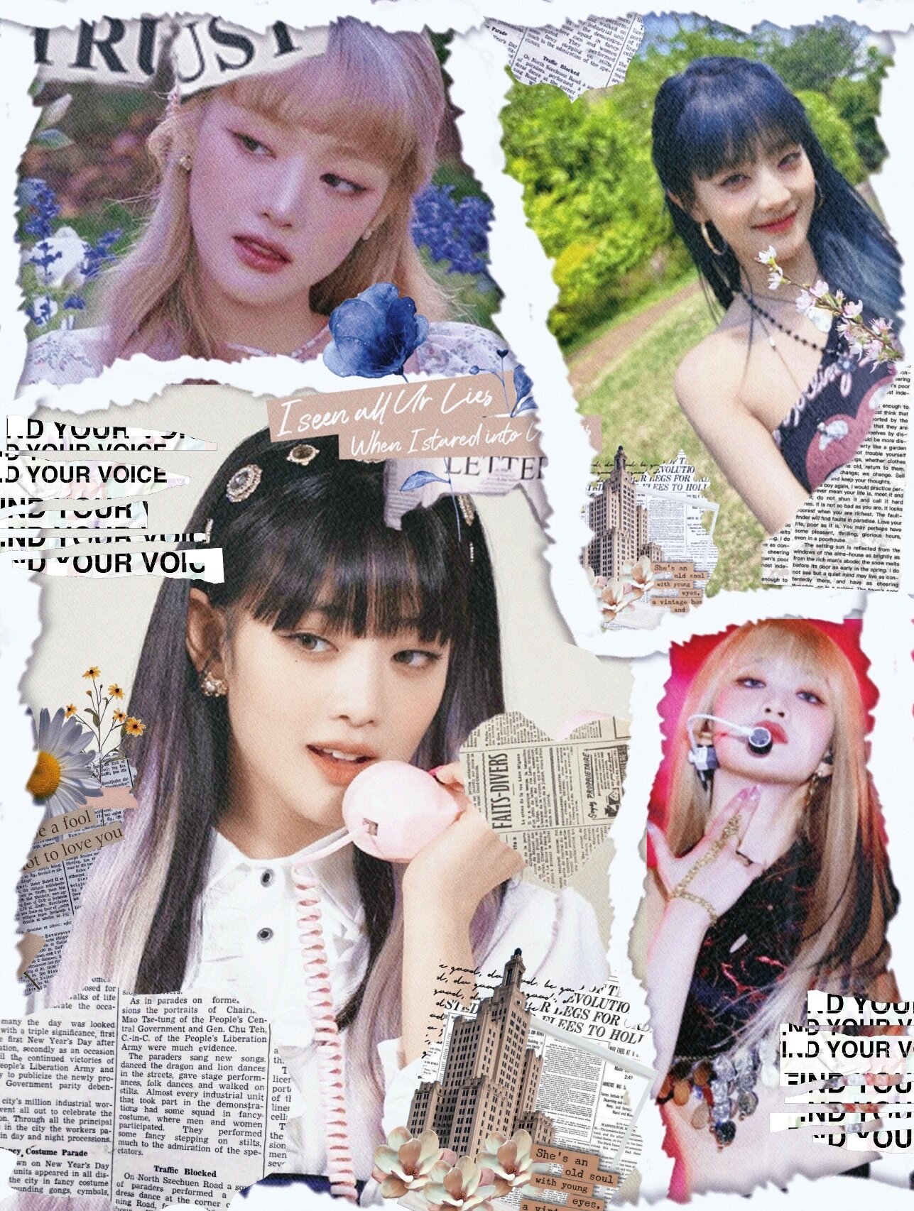 宋雨琦 minnie壁纸 可自行抱图 发图要艾特