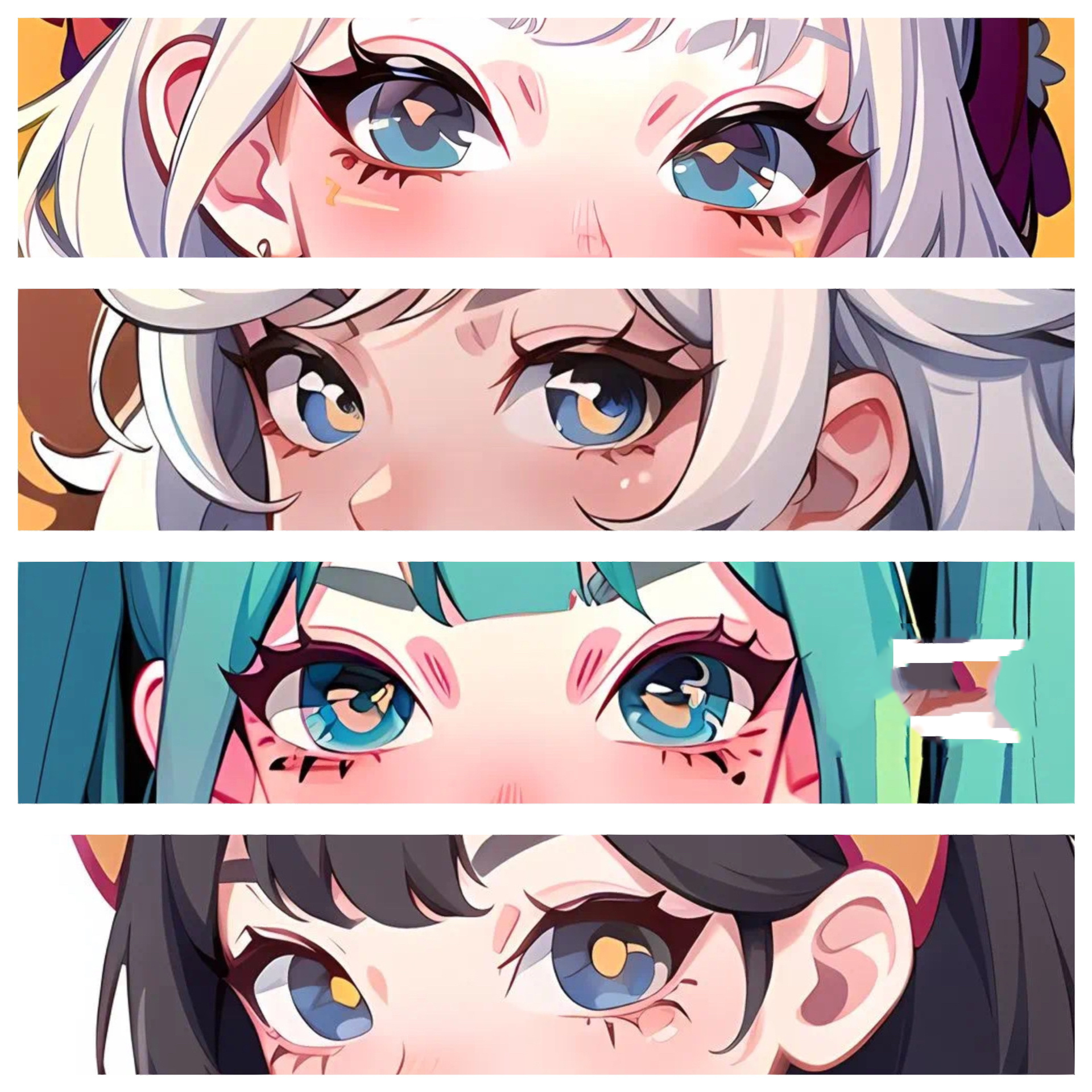 绘画素材 | 动漫眼睛合集