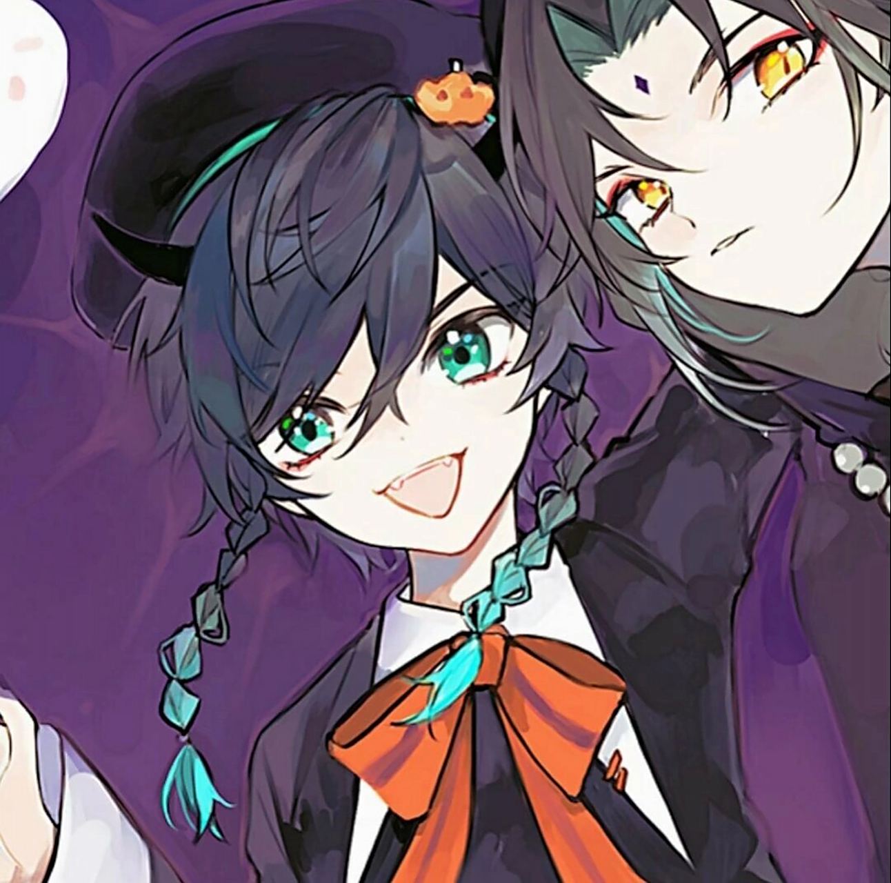 原神情头·魈温 最后附赠一张温迪单图