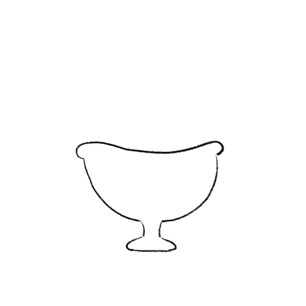 玻璃杯冰淇淋|简笔画教程|零基础教程 最爱冰淇淋!