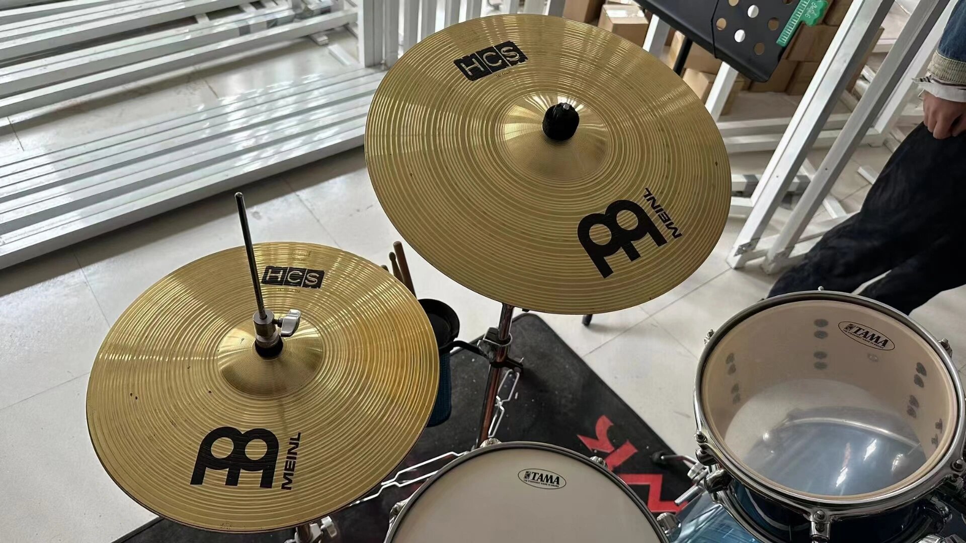 全新演奏级tama架子鼓一套  麦尔hc  tama架子鼓一套,五鼓四镲几乎