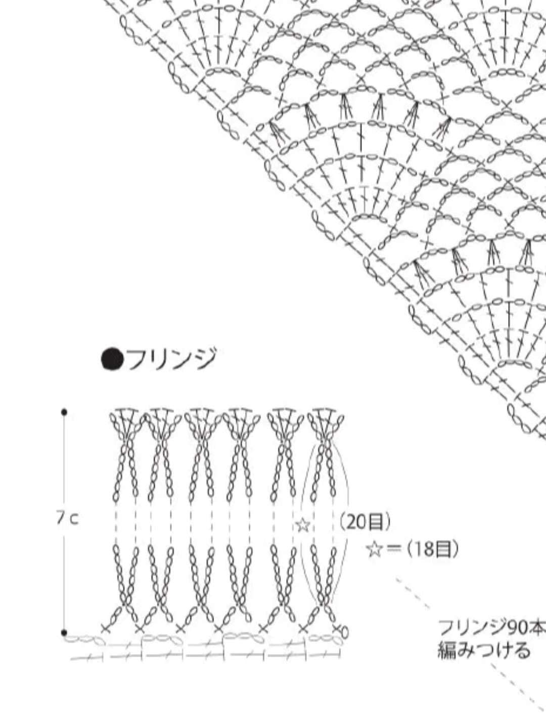 编织钩针61三角披肩61图解