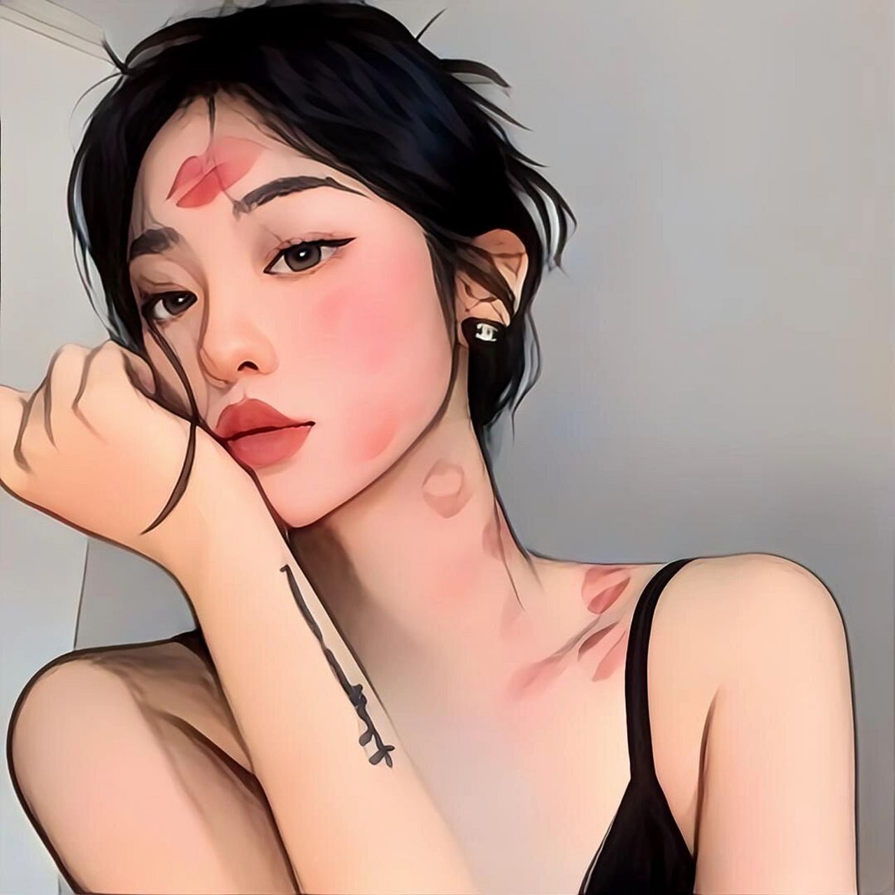 又拽又帅气的女生头像