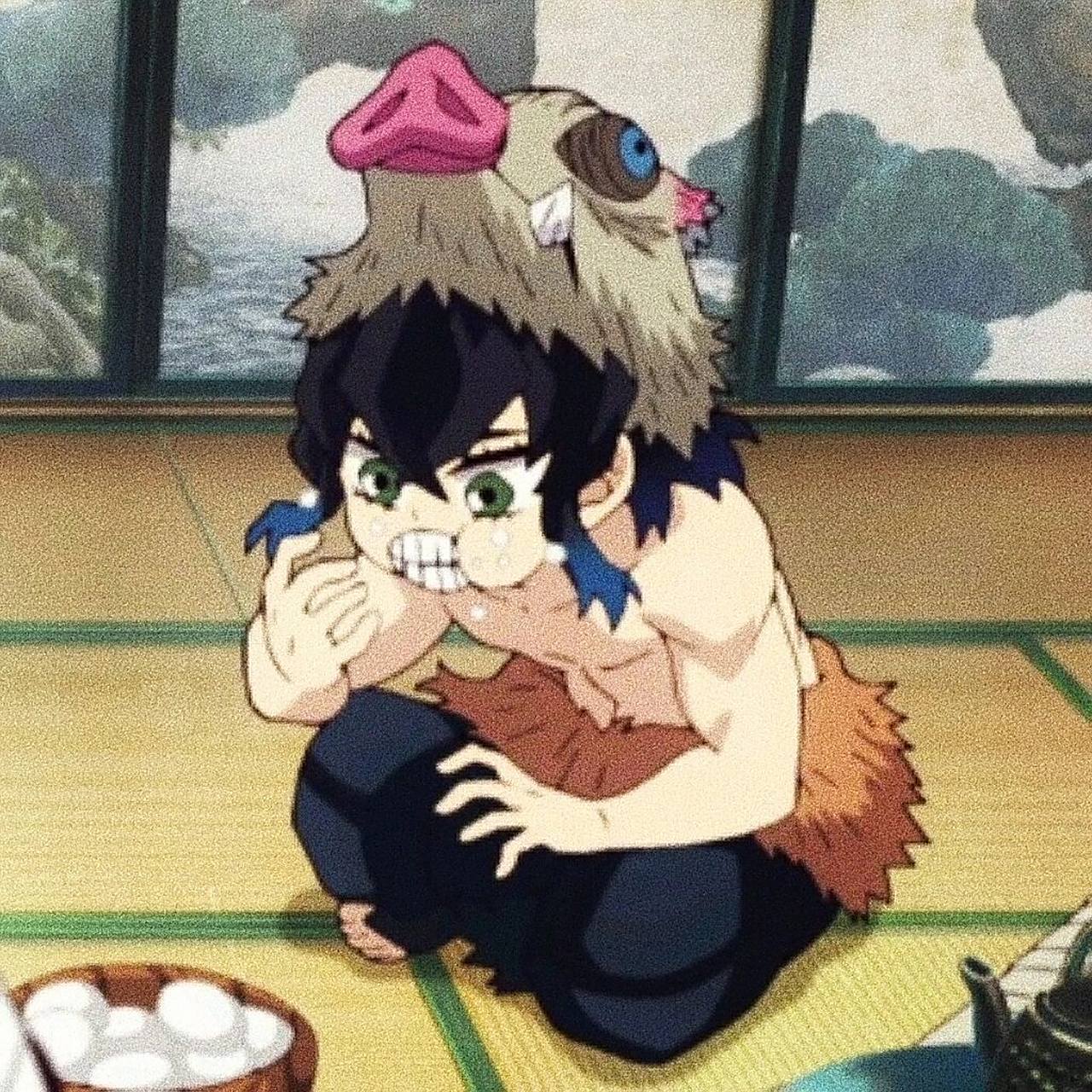 伊之助头像 可恶啊,掀起猪头吃饭的猪猪也那么可爱!