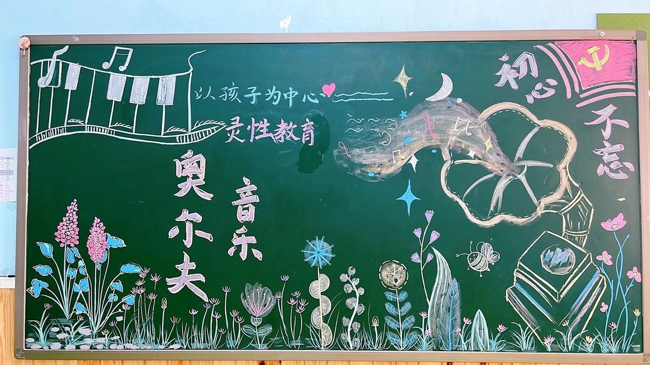 音乐主题 黑板报