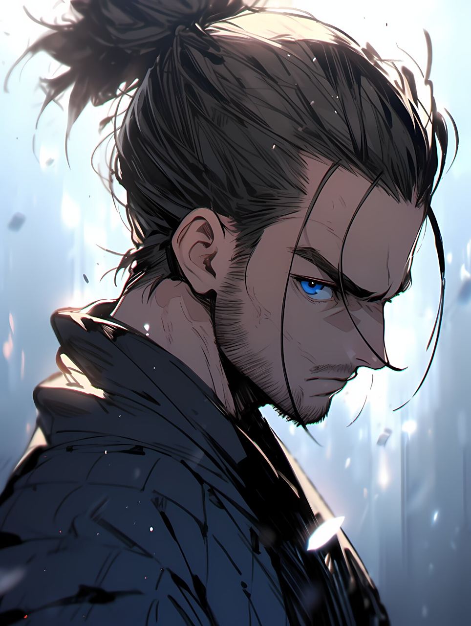 7315男生头像丨漫画武士头