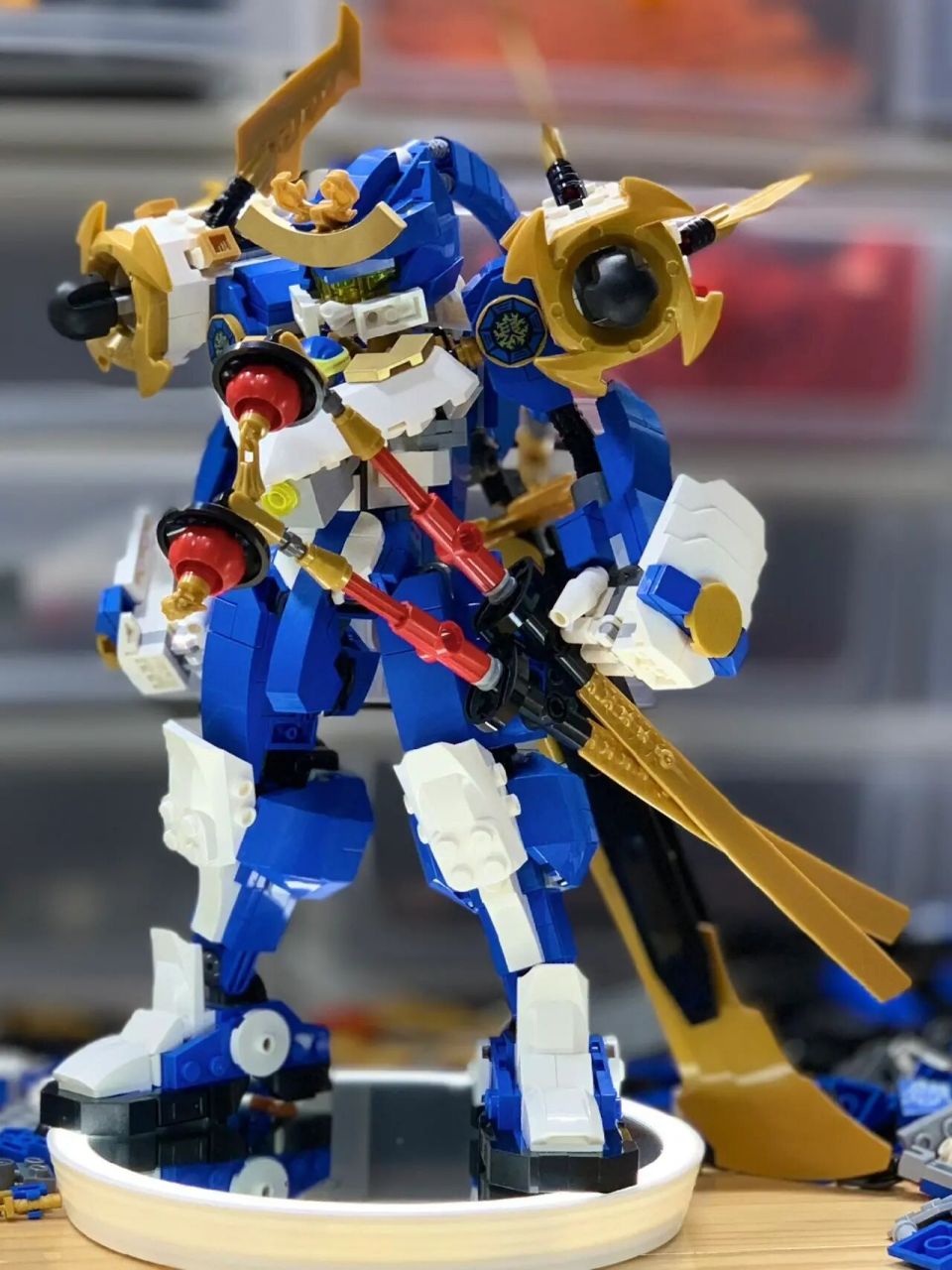 乐高幻影忍者机甲再改造 大家好~今天给大家分享.