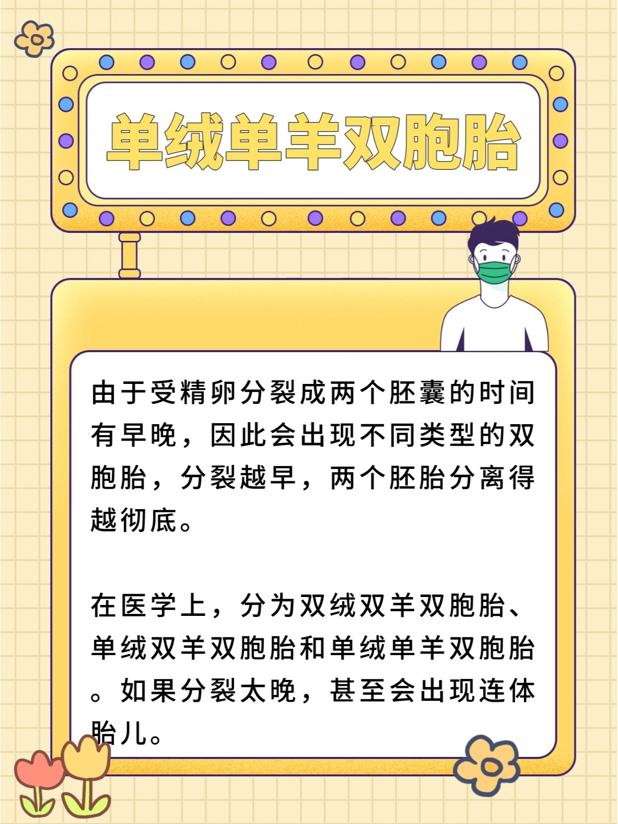 我们在医院里经常会听到医生说单绒单羊双胞胎,双绒双羊双胞胎,这又