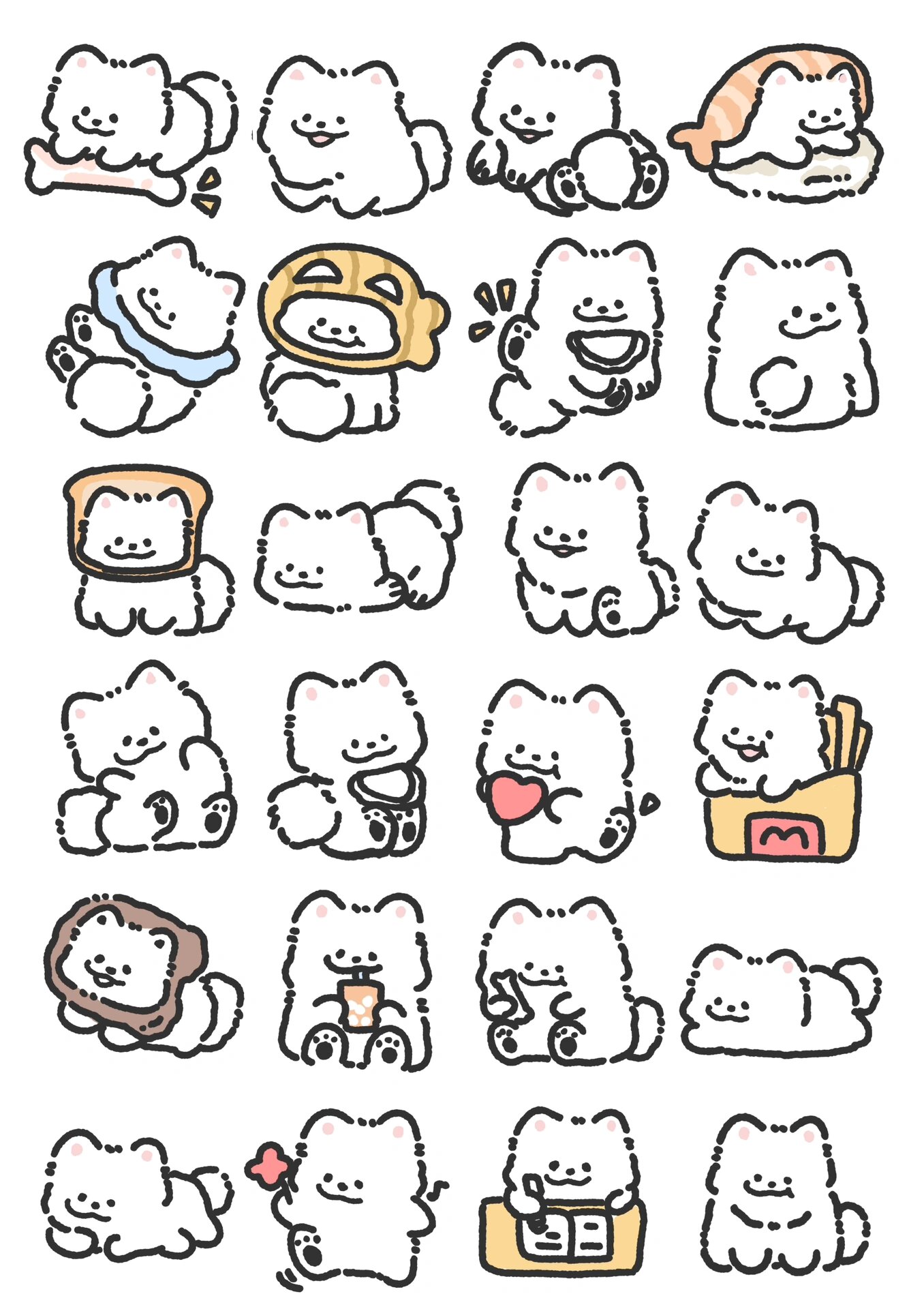 画啦萨摩耶耶耶!