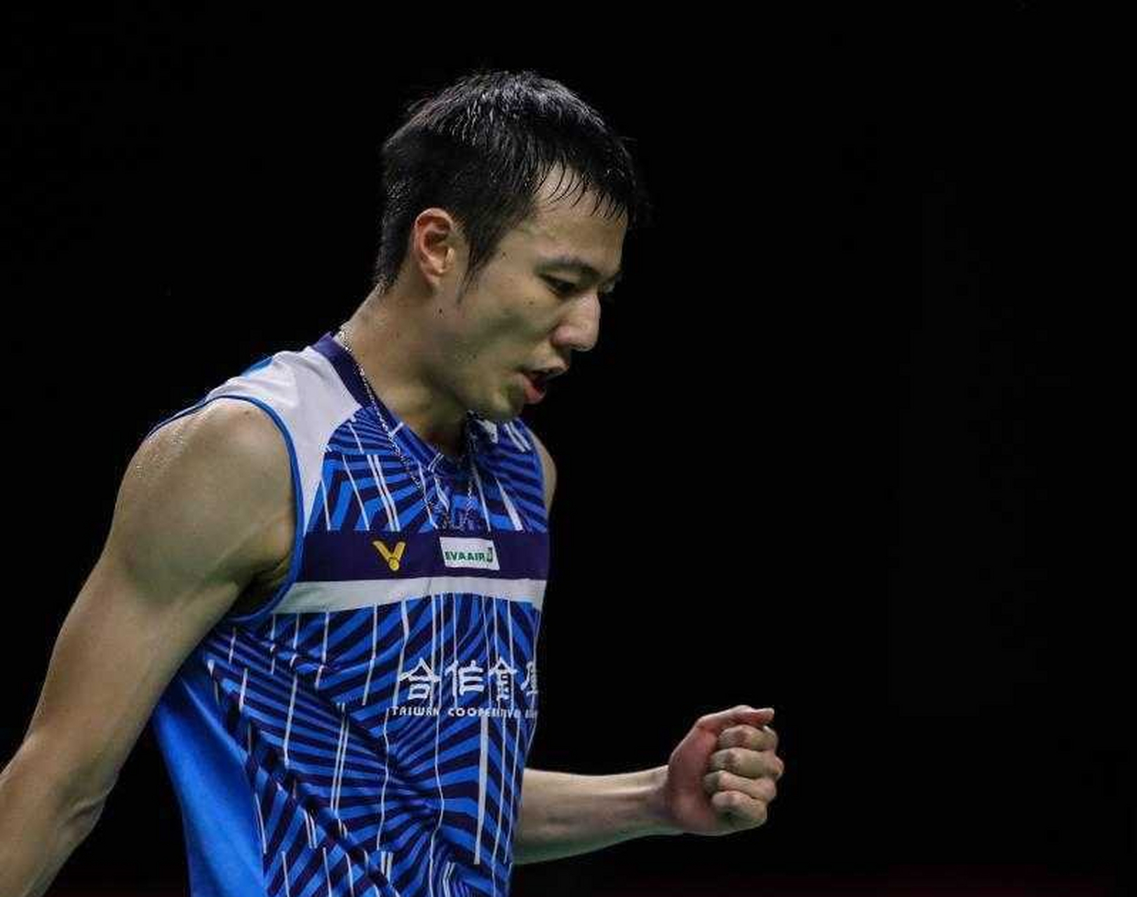 2023年中国台北公开赛# 半决赛  王子维 21-13,24-22 为去年在此失利