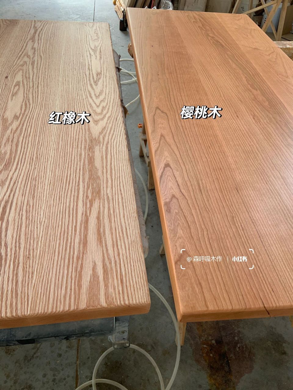 两种发红的实木pk 北美红橡木,北美樱桃木 97北美红橡木:硬度高密度