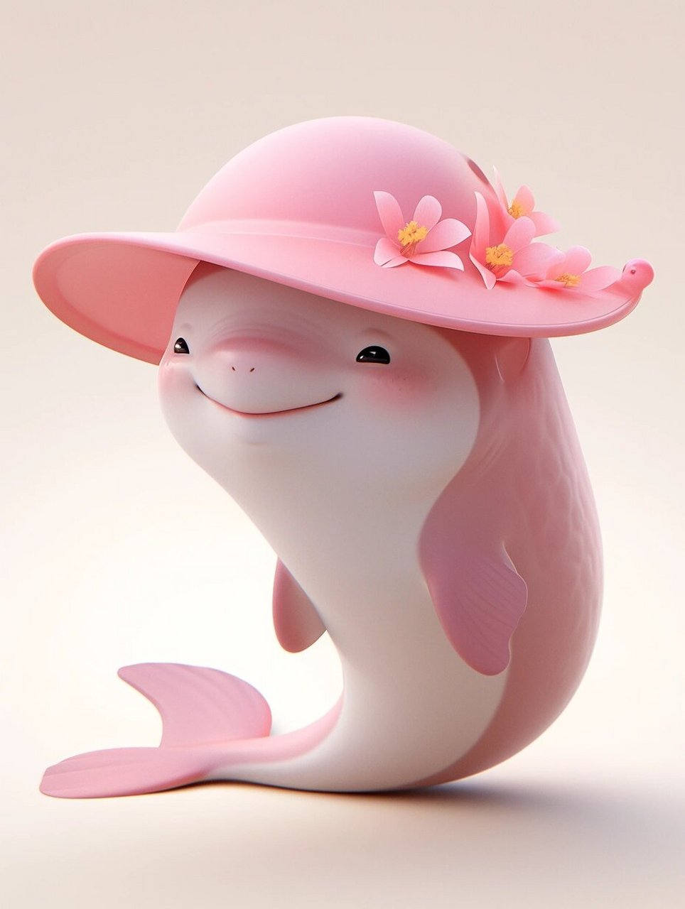 哇噢78粉色小海豚 萌化老夫的少女心